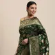 B GREEN__Royal Rajgharana Sarees